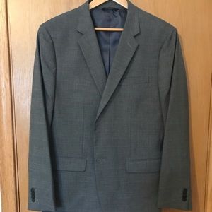 Men’s Grey Plaid 2pc Suit Banana Factory